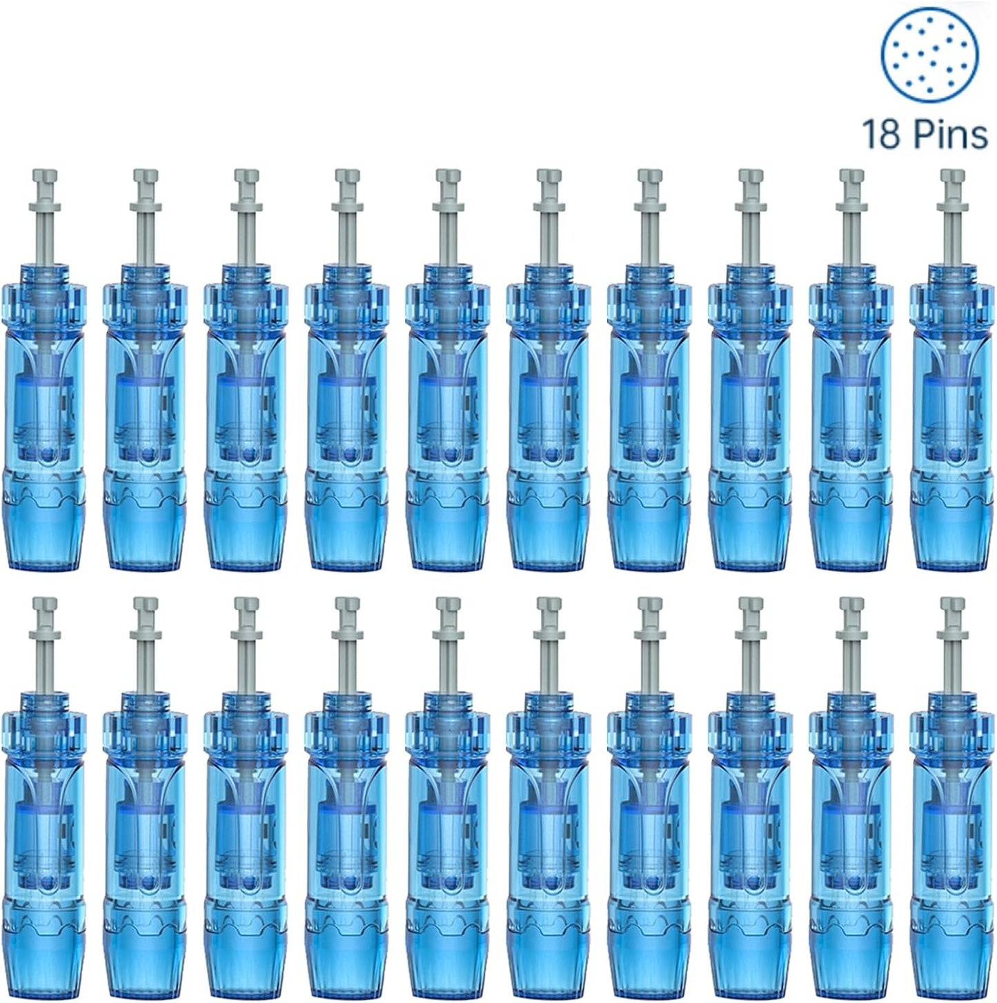 18-pin Replacement Cartridges fits Dr. Pen A8S, M8S, A11, A9 models(10 Pack)